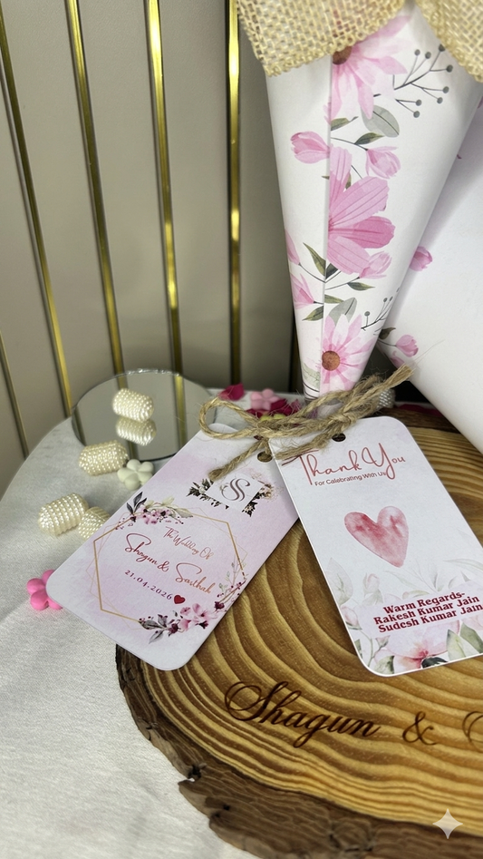 Wedding Favors: Cones & Tags